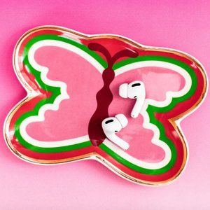 ban.do / pink butterfly trinket tray